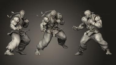 Military figurines ryu 3 3d model
